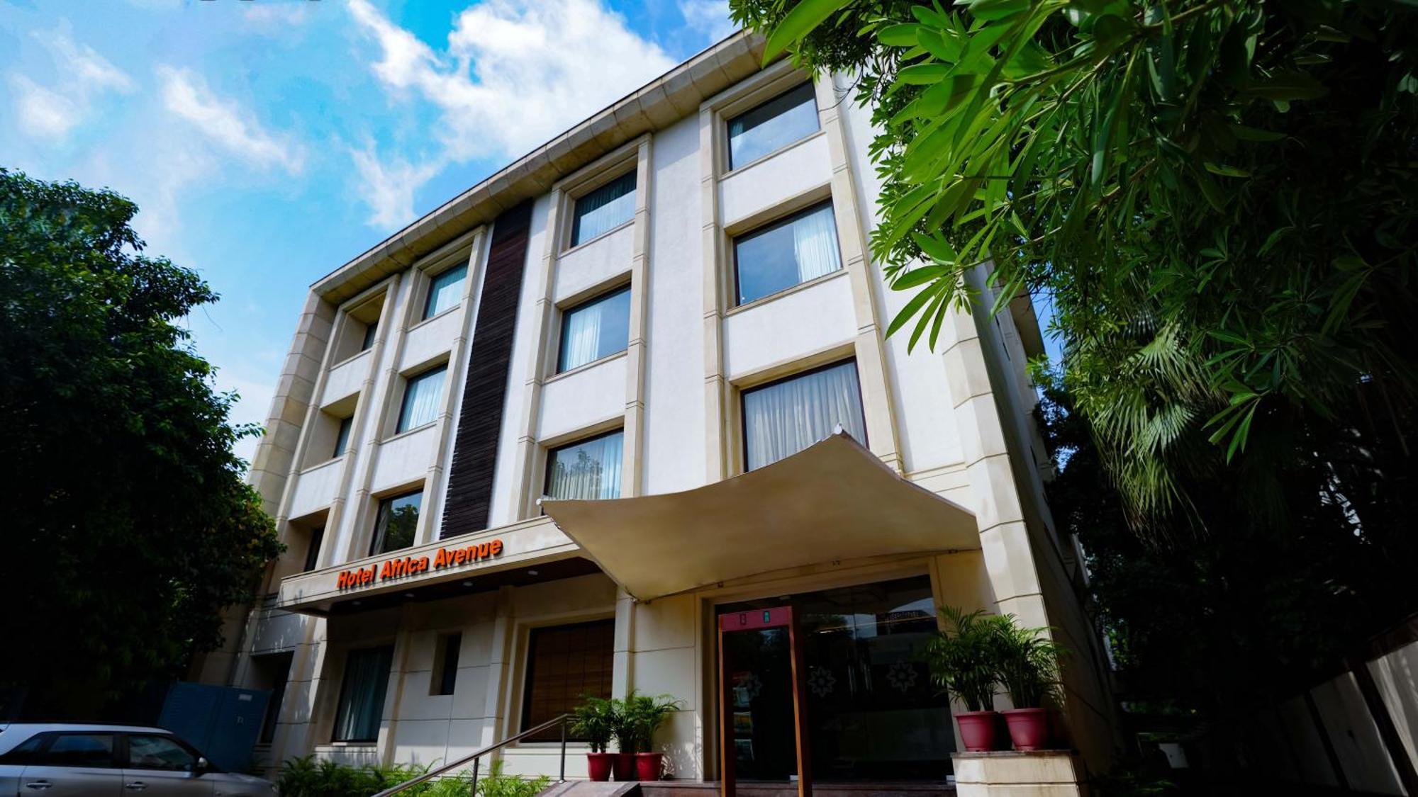 Hotel Africa Avenue - Greater Kailash 1 نيودلهي المظهر الخارجي الصورة